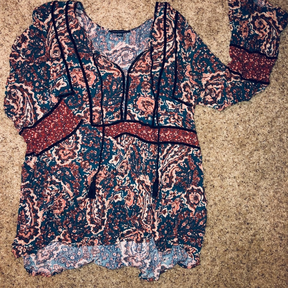 Flowy AE love sleeve shirt